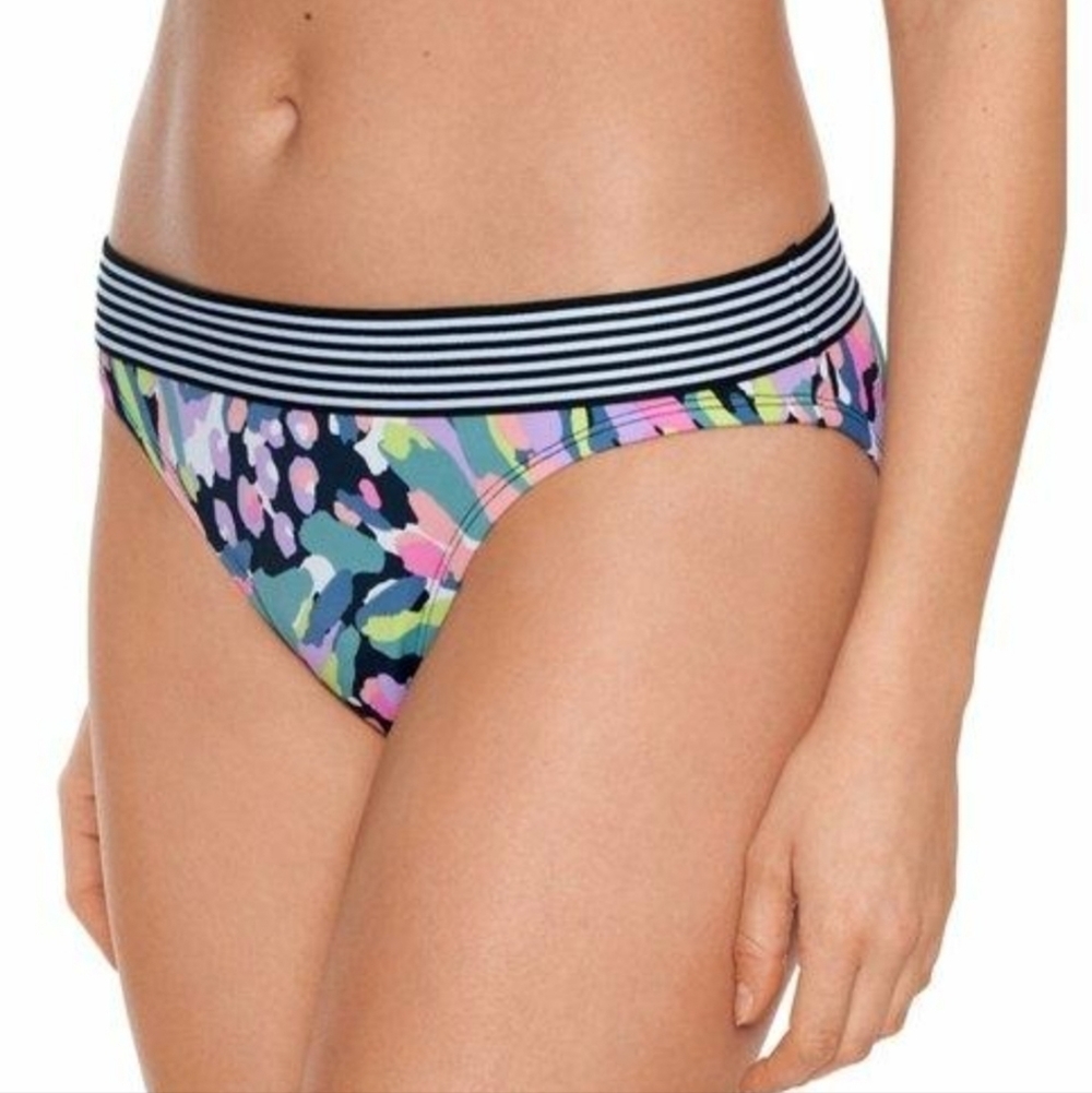 AVIA Painterly Tropics Bikini Bottoms